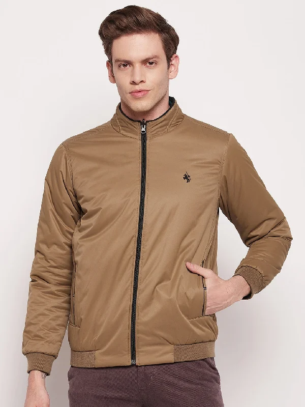 Sexy Fun Men Khaki Reversible Jacket