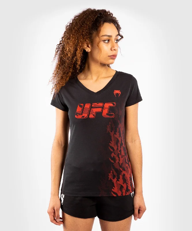 Nightclub Style UFC Venum Authentic Fight Week Women's Short Sleeve T-shirt - Black