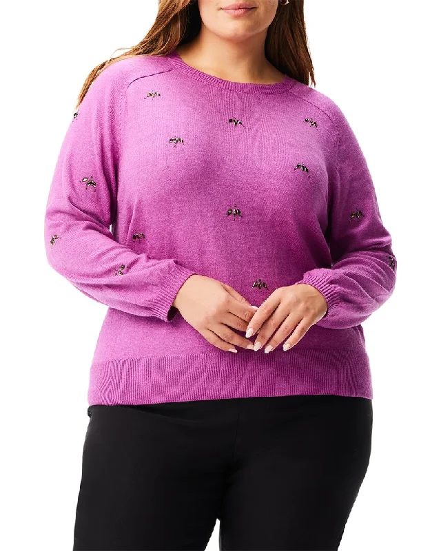 Printed Patterns Nic+Zoe Plus Hidden Gems Sweater