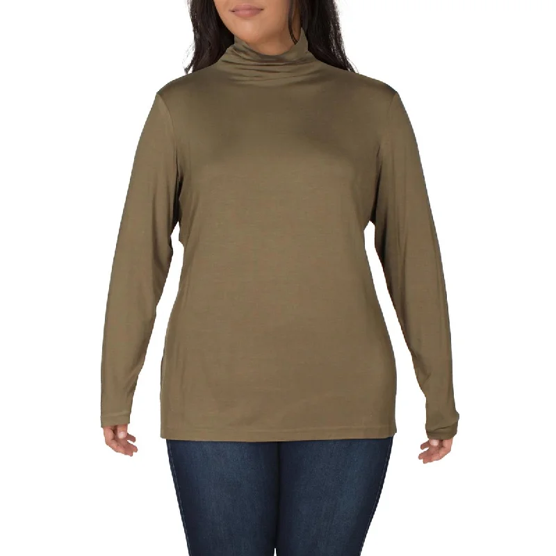 Stylish Fit Plus Womens Turtleneck Sweater