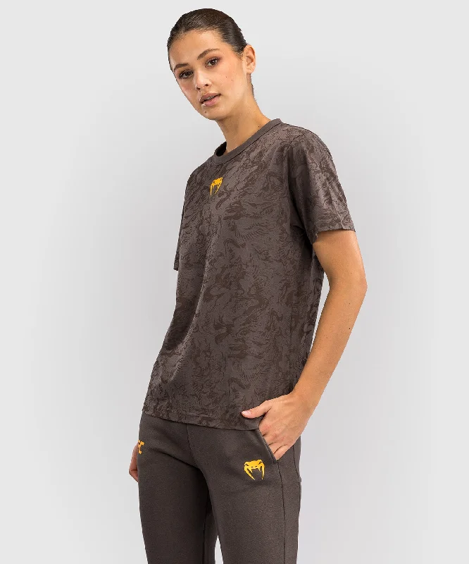 Relaxed Jackets UFC Fusion by Venum Fight Week Women’s Short Sleeve Cotton T-Shirt - Earthen Brown