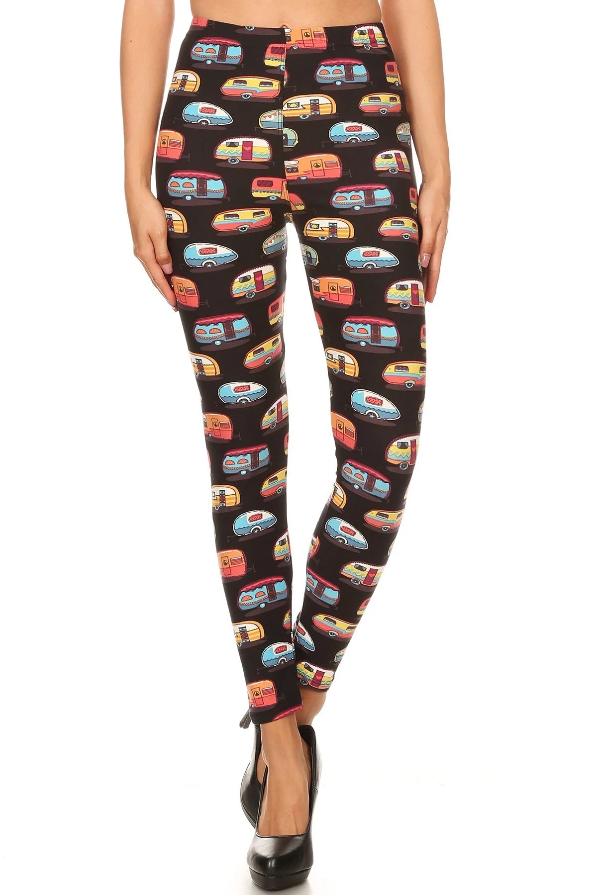 Sporty Comfort Campers Printed Leggings