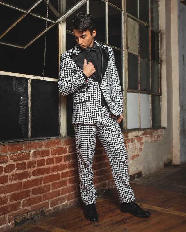 High Street Style Teddy B- Houndstooth