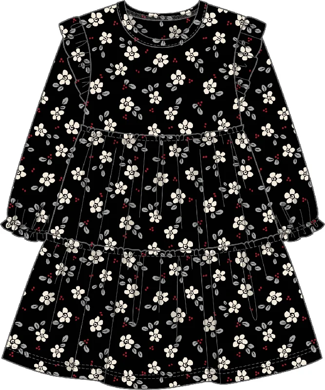 Effortless Outfits Girls L/S Flower Dress