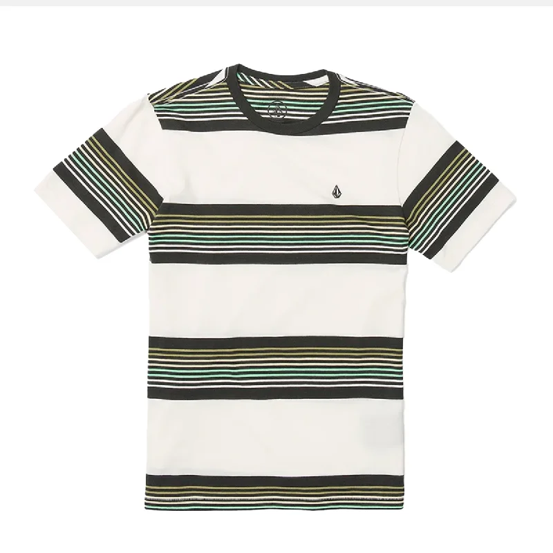 Casual Chic Looks Volcom Youth Big Boys Knowstone Crew T-Shirt - Off White