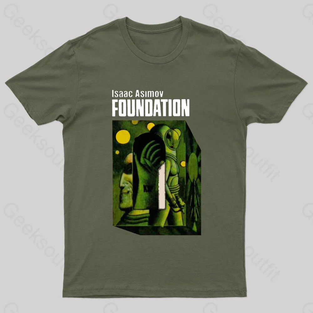 Moisture wicking Isaac Asimov: Foundation Nerd T-Shirt