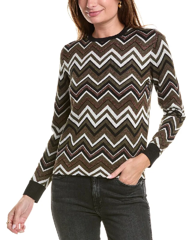 Comfy Chic YAL New York Wave Print Pullover