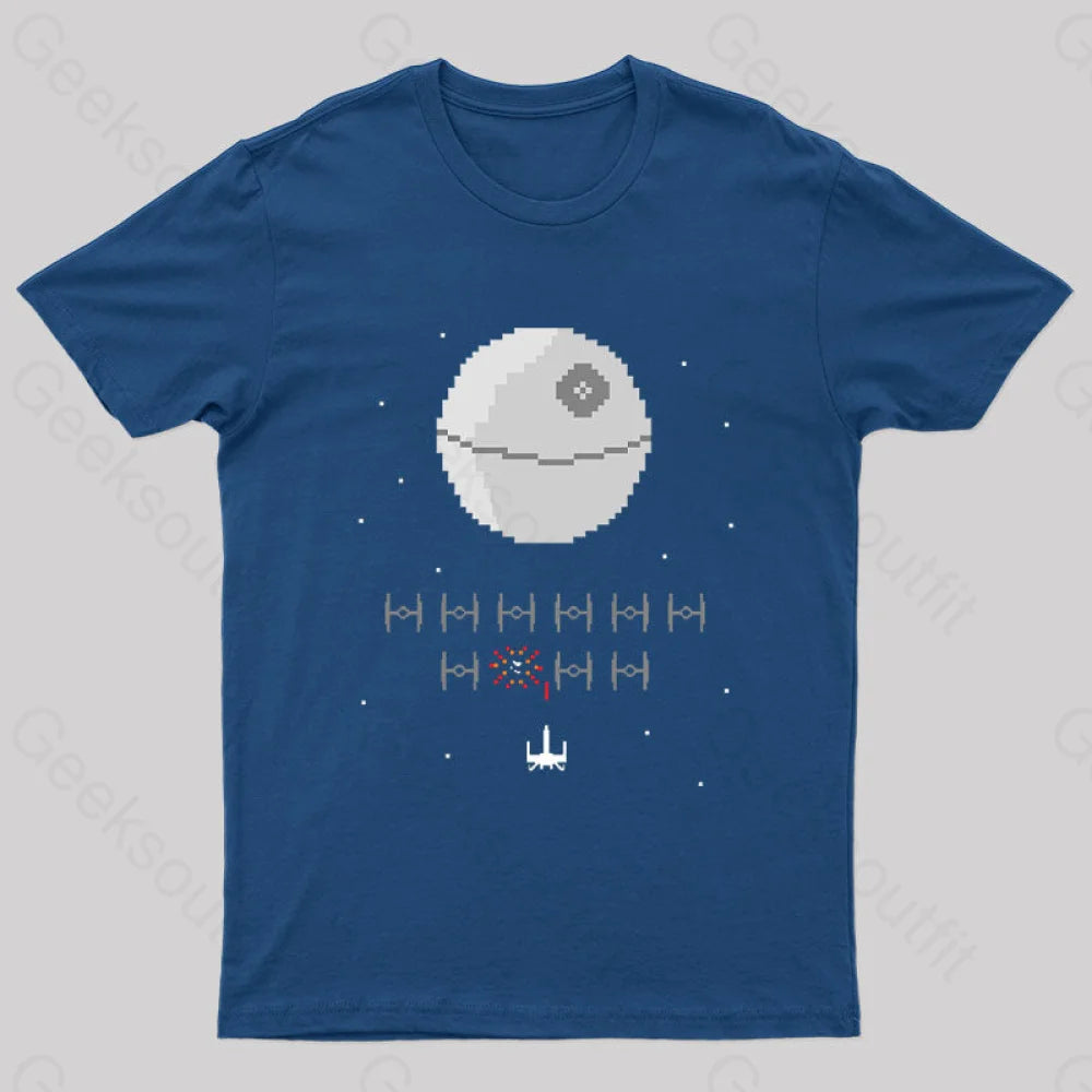 Casual And Casual Star Invaders Nerd T-Shirt