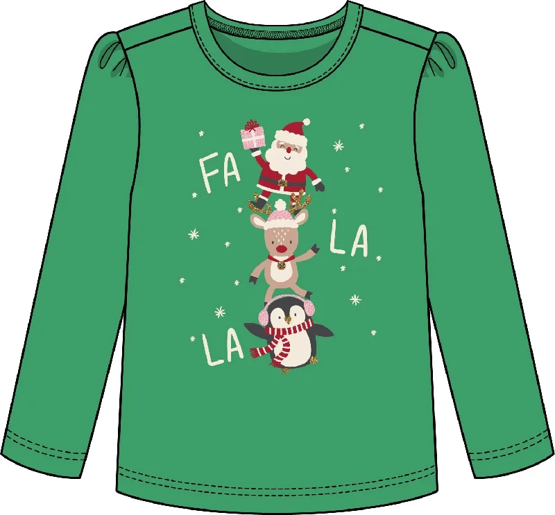 Casual Street 2 Piece Girls Fa La La L/S Top & Leggings
