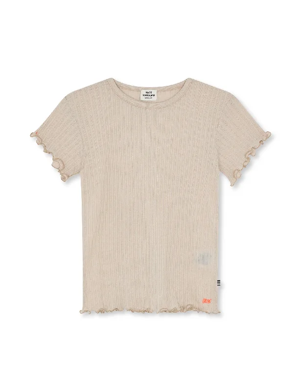 Cozy Outfit Pointella Trixina Tee, Oatmeal Melange