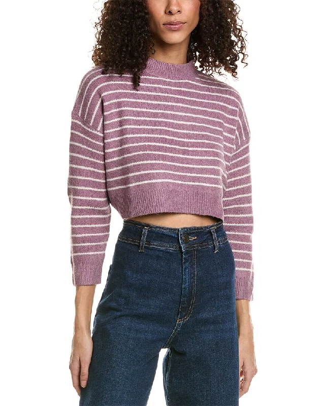 Stylish Comfort Isla Ciel Striped Sweater
