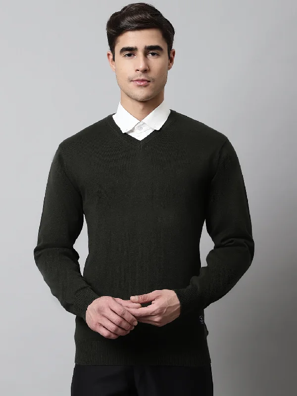 Trendy Items Mens Olive Sweater