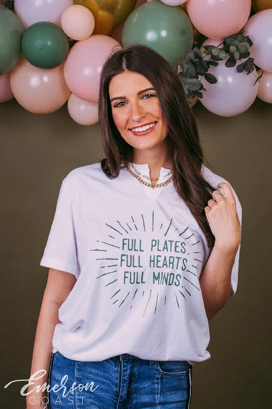 Warm Chic Outfits Alpha Gamma Delta Philanthropy Notch Tee