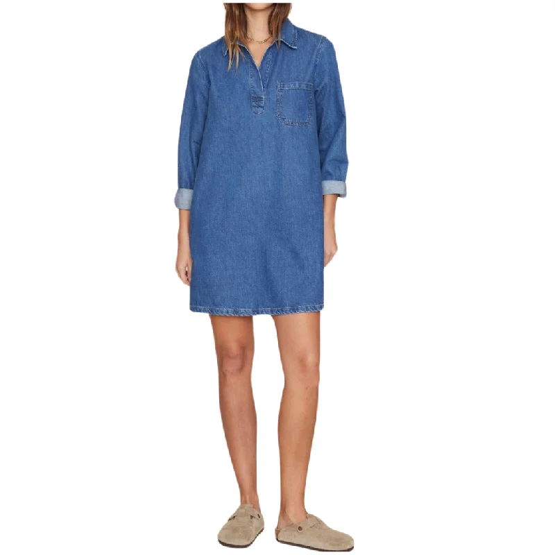 Elegant And Simple Max Denim Dress