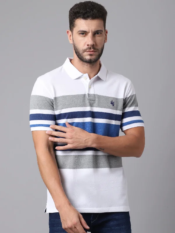 Sports And Leisure Men White T-Shirt