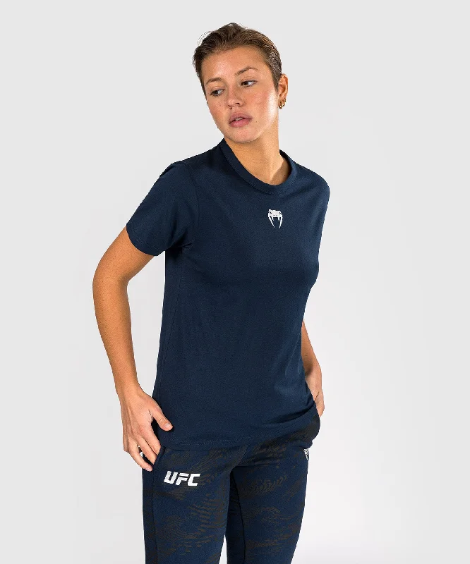 Soft Wear UFC Fusion by Venum Fight Week Women’s Short Sleeve Cotton T-Shirt - Solid Oceanic Blue Soft Wear UFC Fusion by Venum Fight Week Women’s Short Sleeve Cotton T-Shirt - Solid Oceanic Blue