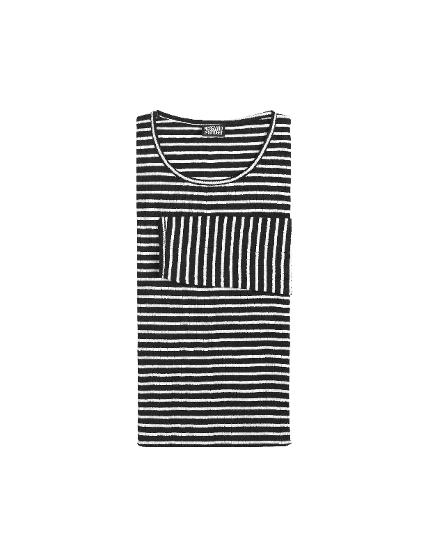 Age-reducing Style 101 NPS Stripes, Black/Ecru