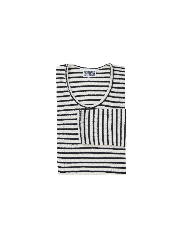 Sports Cool 101 Kids NPS Stripes, Ecru/Black