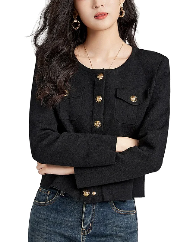 Classic Wlzd Wool-Blend Cardigan