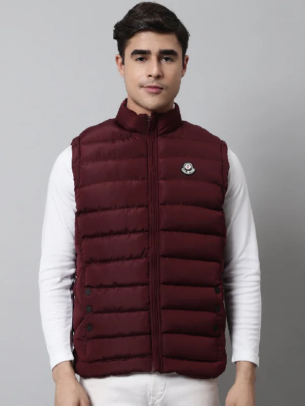Exclusive Customization Mens Maroon Jacket