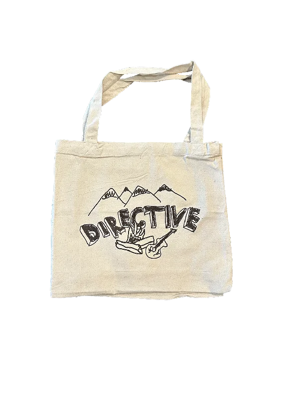 Celebrity Style Directive Camp Tote Bag - Natural