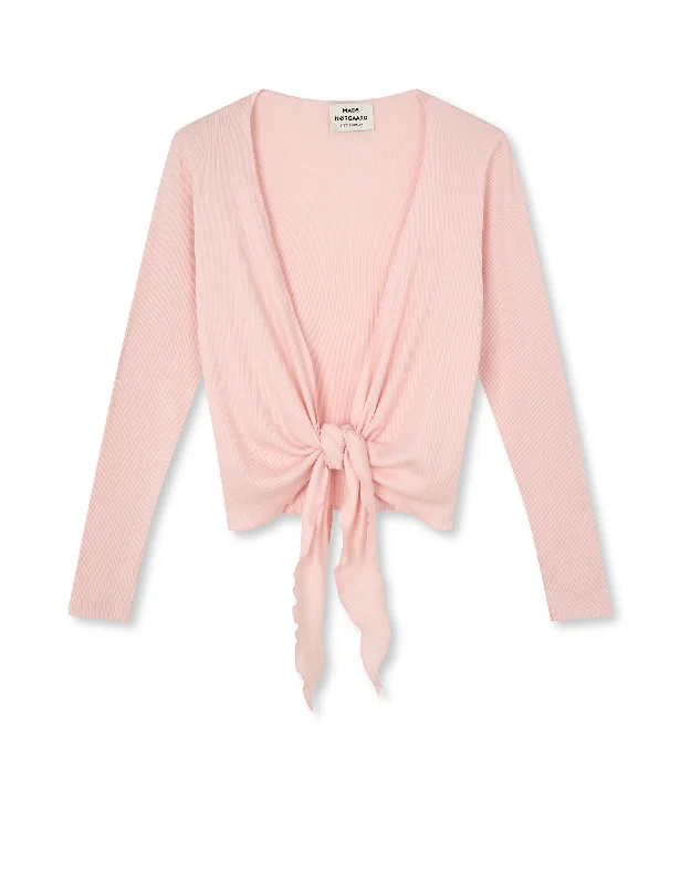 Elegant And Simple NPS Wrap Top Solid Colour, Strawberry