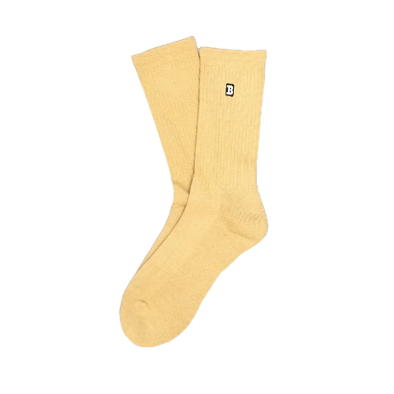Casual And Casual Baker Socks - Cream Off-White