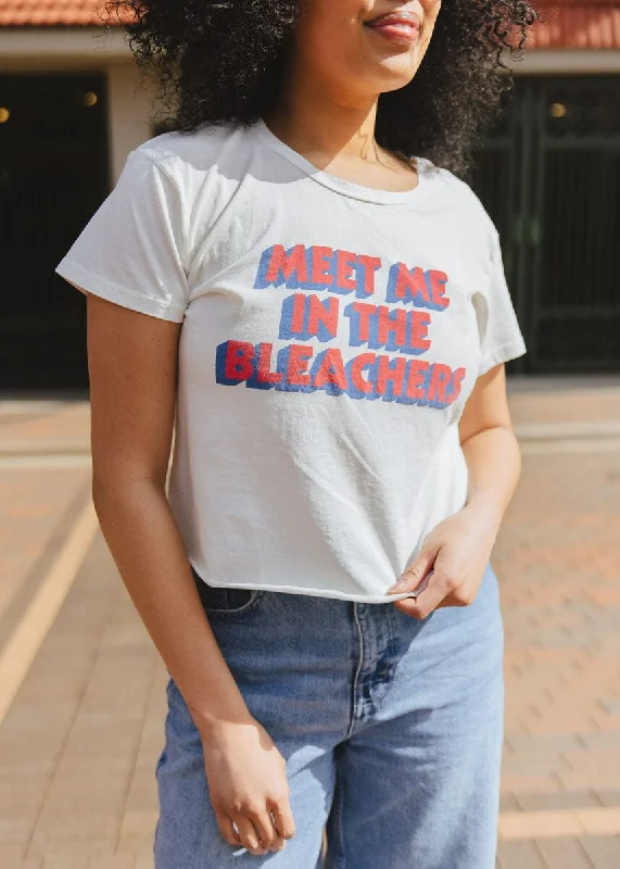 Comfortable And Versatile Bleachers Crop Tee