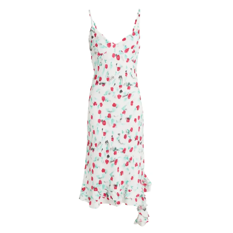 Comfortable Looks Satin SL Printed Dress