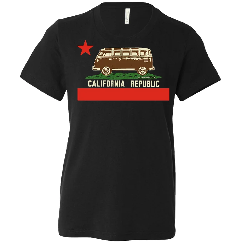 Preview New Products California Republic Vintage Van Asst Colors Youth T-Shirt/tee