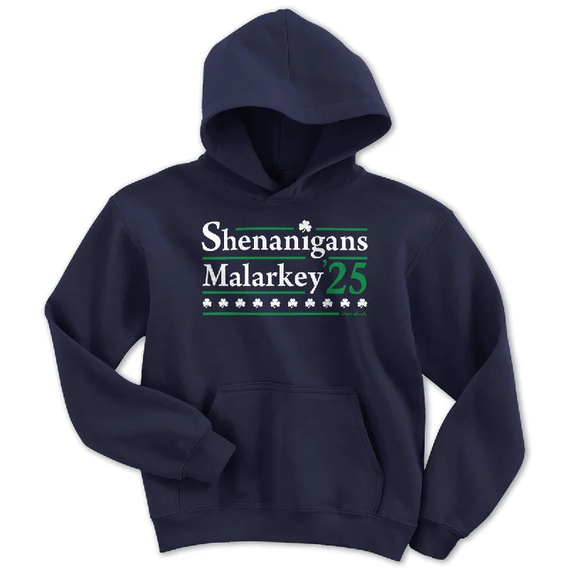 Trendy Traveler Shenanigans and Malarkey 2025 Youth Hoodie