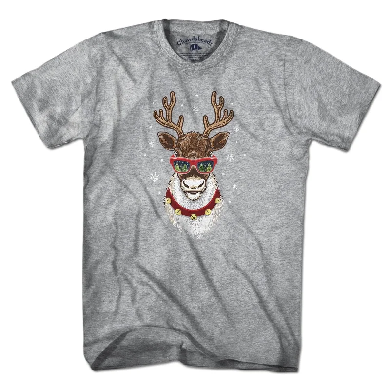 Classic Style Cool Christmas Reindeer T-Shirt