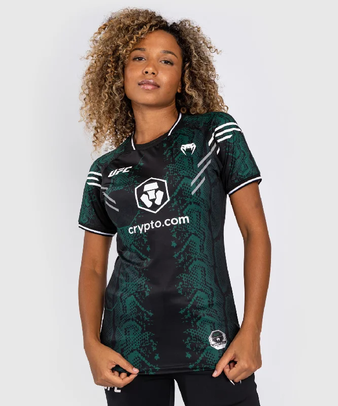 Elegant Design UFC Adrenaline by Venum Authentic Fight Night Women’s Walkout Jersey - Emerald Edition - Green/Black Elegant Design UFC Adrenaline by Venum Authentic Fight Night Women’s Walkout Jersey - Emerald Edition - Green/Black