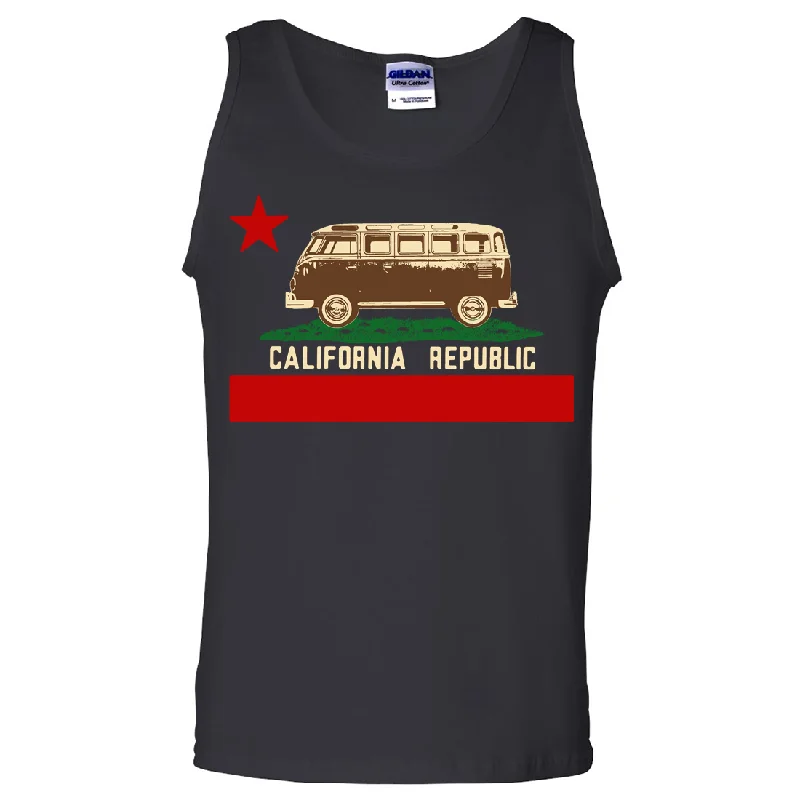 American Style California Republic Vintage Van Asst Colors Tank Top