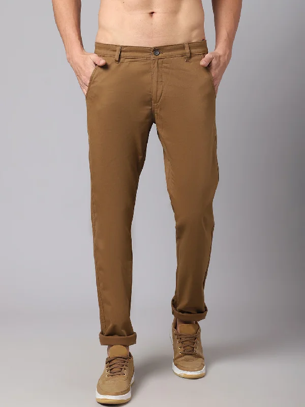 Casual Chic Wear Mens Khaki Trouser