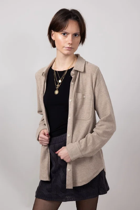 Embroidery Design Thread & Supply Lewis Soft Luxe Button Up Shirt for Women in Clove Heather | T1084PVXTS-CLOVEHEATHER