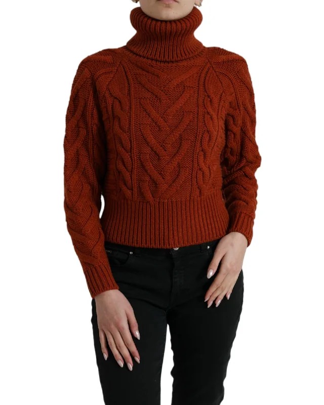 Personal Design Dolce & Gabbana Wool Knit Turtleneck Pullover Sweater