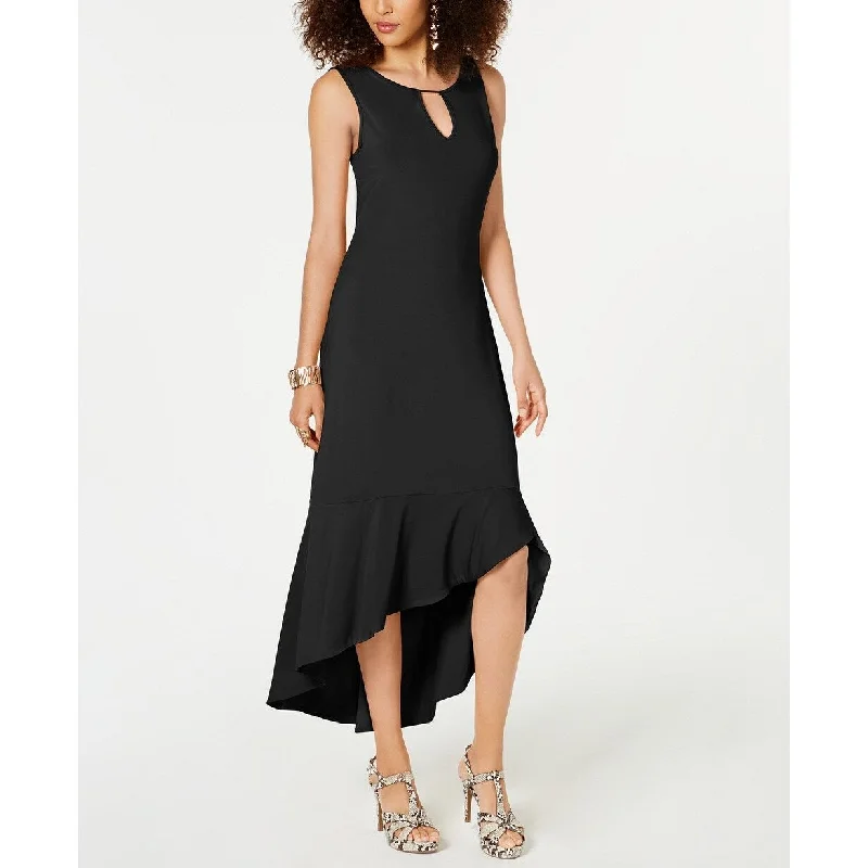 Fashionable And Versatile Thalia Sodi Women's Flounce-Hem Maxi Dress Black Size Medium Fashionable And Versatile Thalia Sodi Women's Flounce-Hem Maxi Dress Black Size Medium