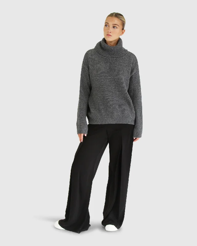 Youthful Style Right Here Waiting Open Back Knit