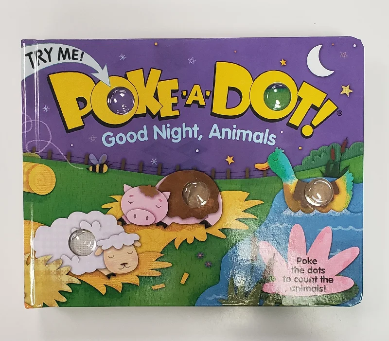 Fashionable And Versatile Good Night, Animals Poke-A-Dot Book
