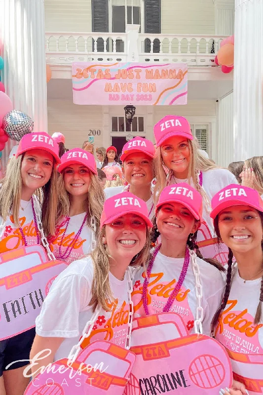 Knitted Design Zetas Just Wanna Have Fun Bid Day Tee