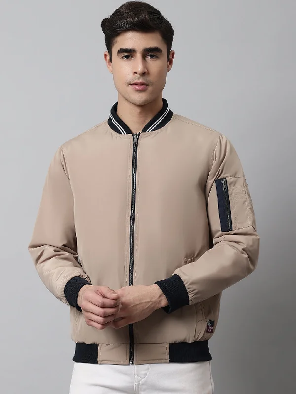 Urban Design Sense Mens Beige Reversible Jacket