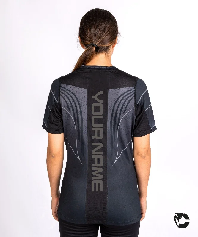 Luxury Fashion UFC Venum Personalized Authentic Fight Night 2.0 Kit by Venum Women's Walkout Jersey - Black Luxury Fashion UFC Venum Personalized Authentic Fight Night 2.0 Kit by Venum Women's Walkout Jersey - Black