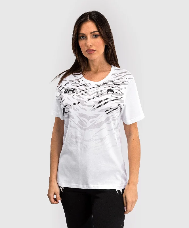 Lounge Chic UFC Fusion by Venum Replica Women’s Short Sleeve T-Shirt - White
