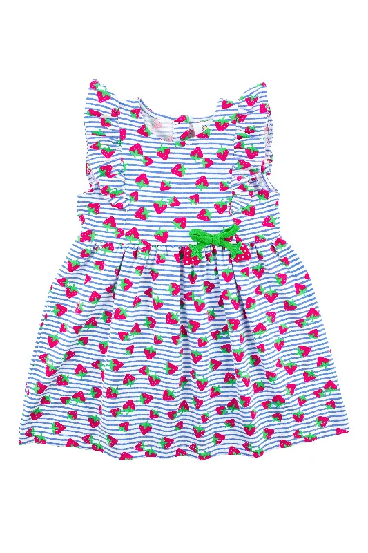 Warm Winter Series Strawberry Print Dress