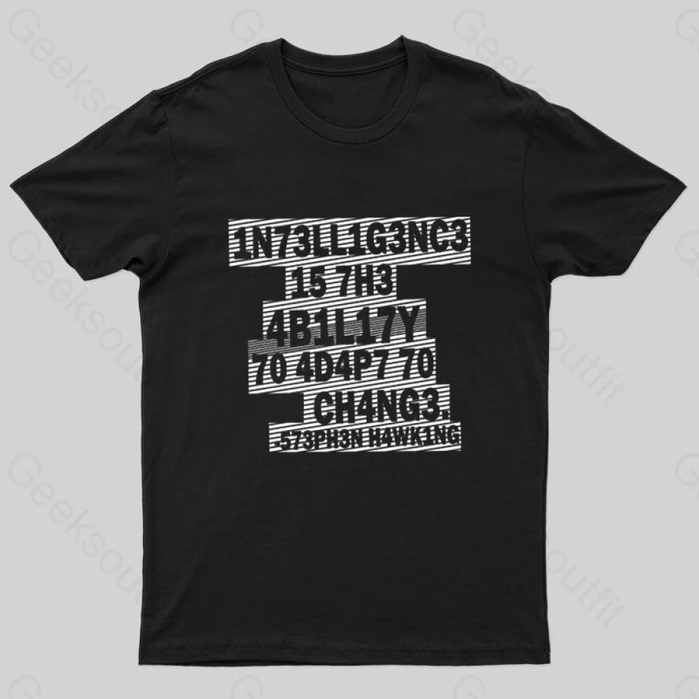 French Style Intelligence Nerd T-Shirt