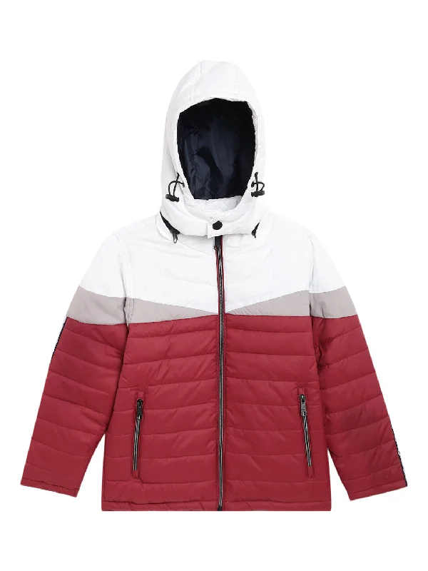 Fashion Selection Boys Maroon Jacket