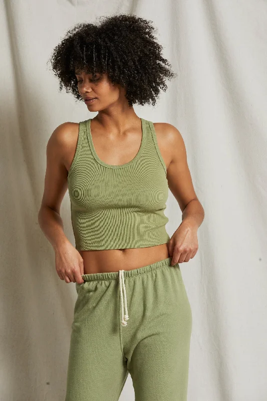Fashionable Inner Wear perfectwhitetee Blondie Structured Bra Friendly Tank in Oil Green Fashionable Inner Wear perfectwhitetee Blondie Structured Bra Friendly Tank in Oil Green