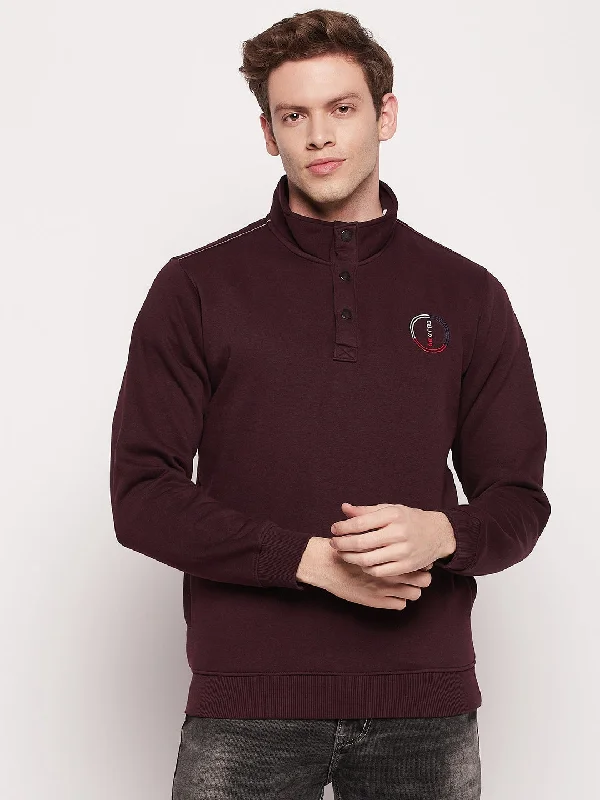 End Of The Year Men Wine Sweatshirt