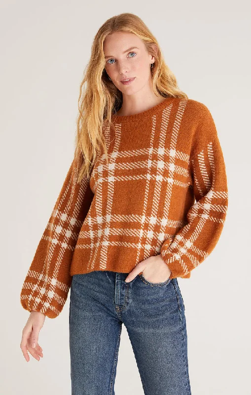 Cozy Pants Solange Plaid Sweater